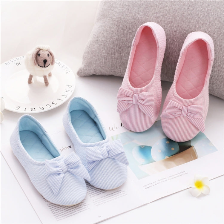 Bow Confinement Shoes Indoor Home Confinement Shoes Non-Slip Floor Bag Heel Slippers