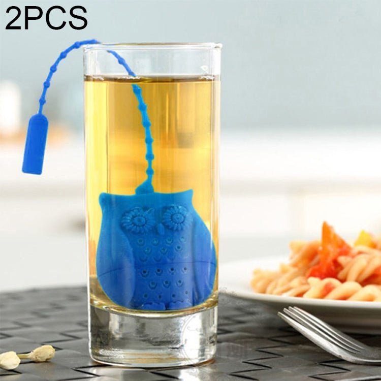 2PCS Creative Cute Owl Tea Strainer Tea Bags  Food Grade Silicone Tea Infuser Filter My Store