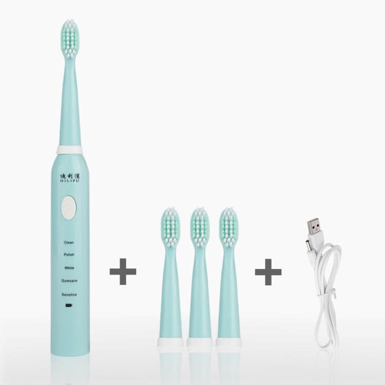 DELIPU Electric Toothbrush Rechargeable Sonic 5-Speed Adjustment Children Adult Household Waterproof Soft Hair Whitening Toothbrush Reluova