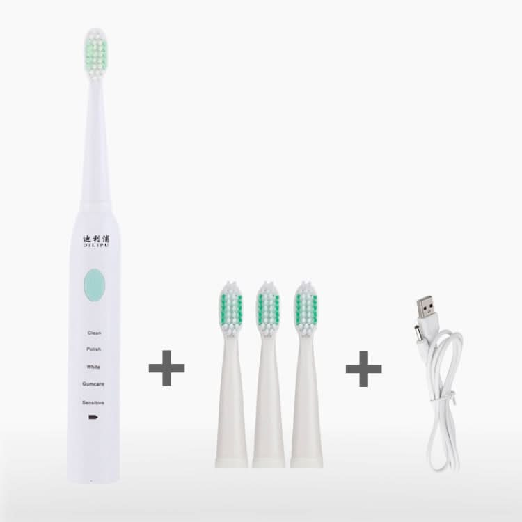 DELIPU Electric Toothbrush Rechargeable Sonic 5-Speed Adjustment Children Adult Household Waterproof Soft Hair Whitening Toothbrush Reluova