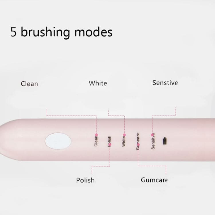 DELIPU Electric Toothbrush Rechargeable Sonic 5-Speed Adjustment Children Adult Household Waterproof Soft Hair Whitening Toothbrush Reluova