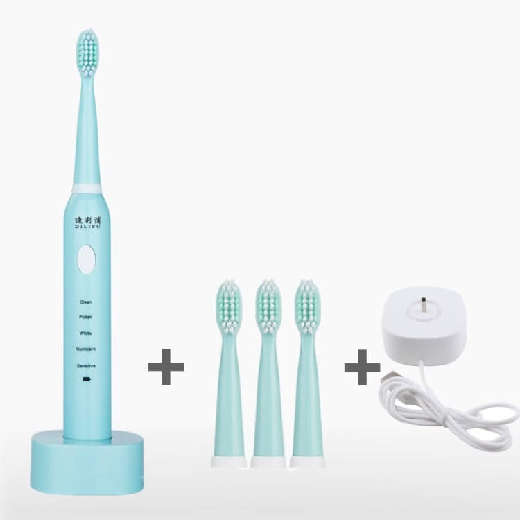 DELIPU Electric Toothbrush Rechargeable Sonic 5-Speed Adjustment Children Adult Household Waterproof Soft Hair Whitening Toothbrush Reluova