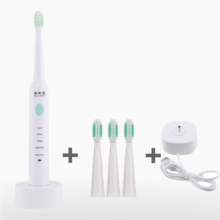 DELIPU Electric Toothbrush Rechargeable Sonic 5-Speed Adjustment Children Adult Household Waterproof Soft Hair Whitening Toothbrush Reluova