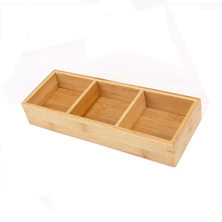 Hot Pot Bamboo Plate Compartmental Platter Vegetable Wood Tray Set - Reluova