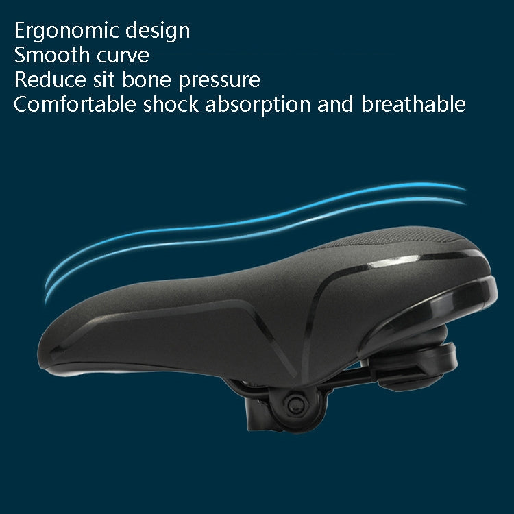 Bicycle Seat Saddle Mountain Bike Seat Comfortable Thick Memory Foam Reluova