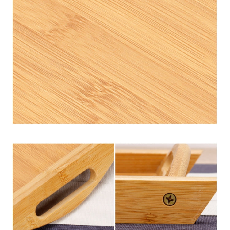 Bamboo Binaural Tea Set Tray Bread Display Tray