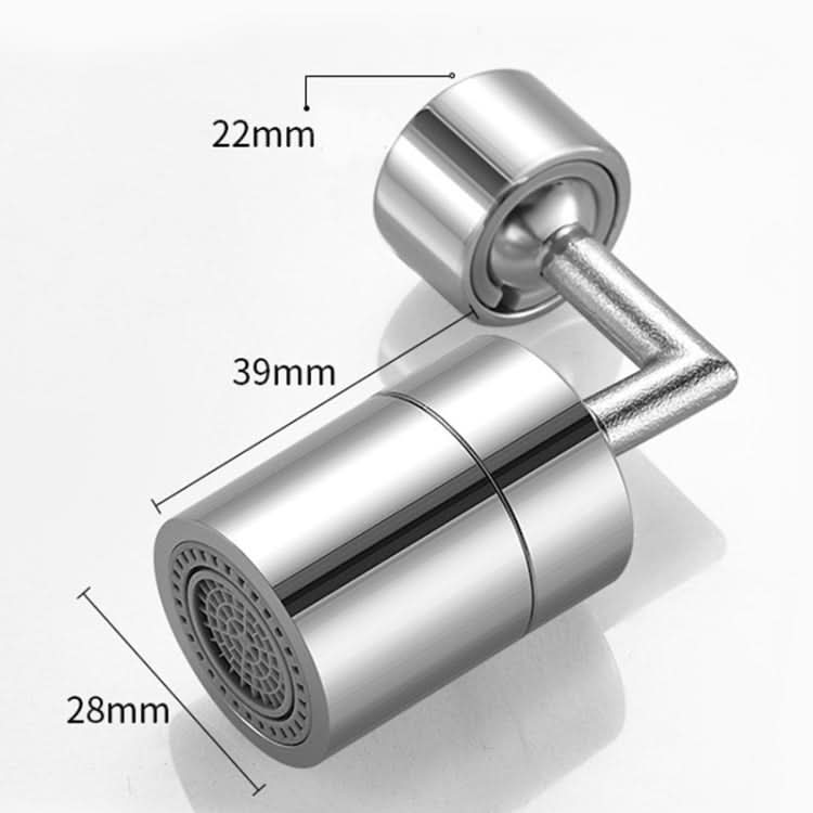 720-Degree Universal Rotating Faucet Anti-Splash Spout Filter Dual-Function Faucet-Reluova