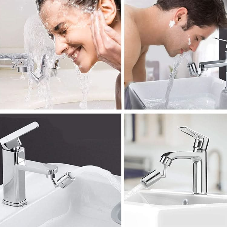 720-Degree Universal Rotating Faucet Anti-Splash Spout Filter Dual-Function Faucet-Reluova