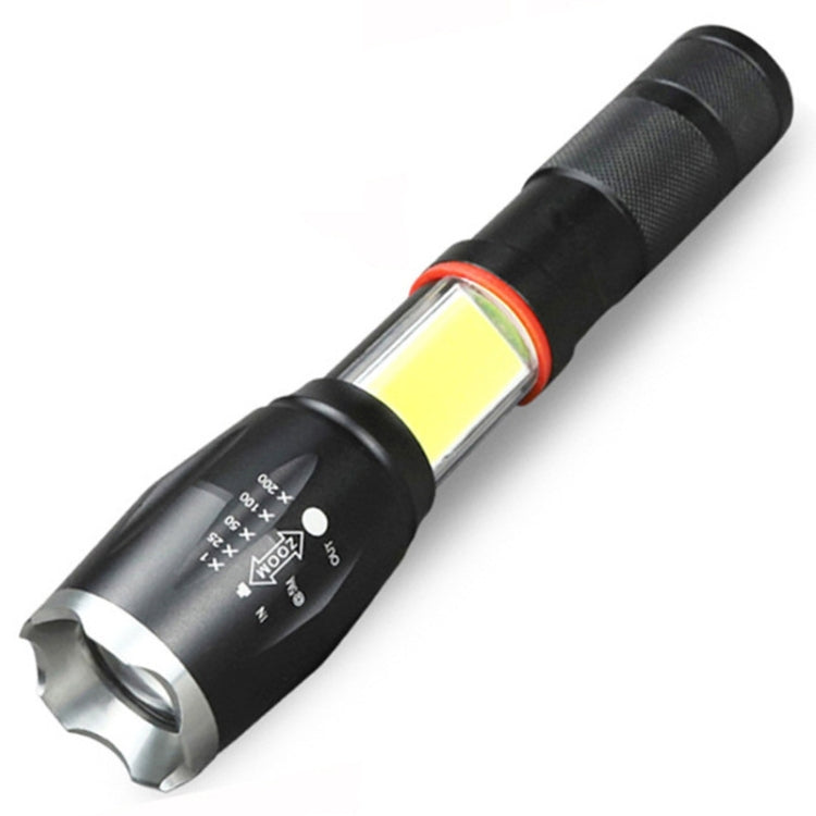 Telescopic Zoom Strong Light Flashlight Strong Magnetic Rechargeable LED Flashlight My Store