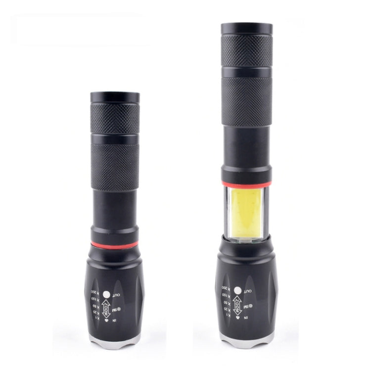 Telescopic Zoom Strong Light Flashlight Strong Magnetic Rechargeable LED Flashlight My Store