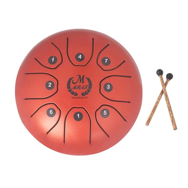 MEIBEITE 5.5-Inch C-Tune Sanskrit Drum Steel Tongue Empty  Worry-Free Drum Reluova