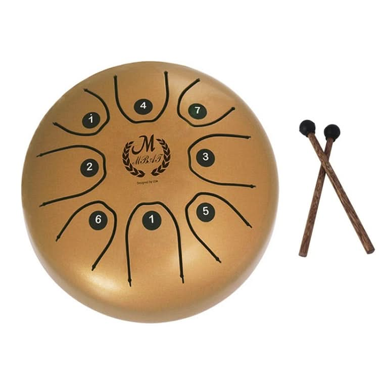 MEIBEITE 5.5-Inch C-Tune Sanskrit Drum Steel Tongue Empty  Worry-Free Drum Reluova