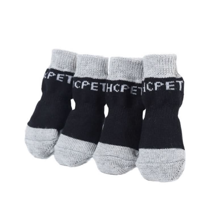 4pcs/pack HCPET M1911 Dog Indoor Car Cotton Socks Pet Anti-Scratch Socks - Reluova