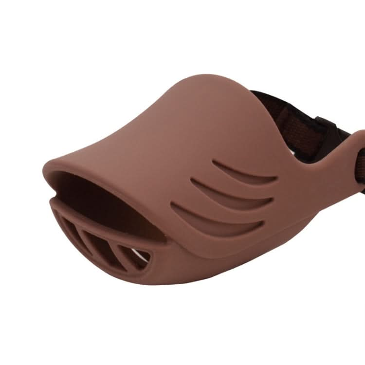 Dog Muzzle Cover Tedike Fund Fur Dog Muzzle Cover Anti-Bite Mouth Cover Silicone Supplies - Reluova