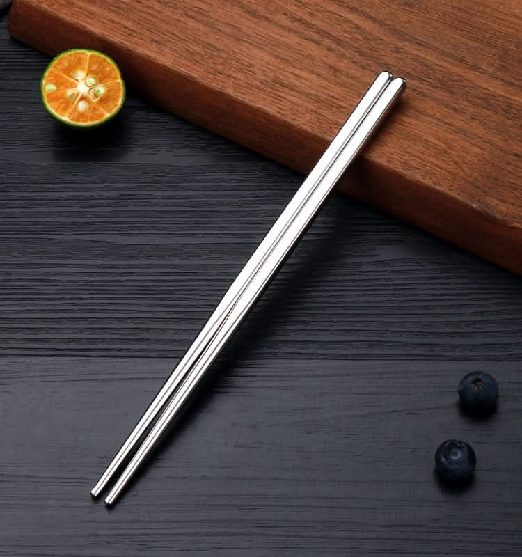 1 Pairs 304 Stainless Steel Chopsticks Non-Slip Tableware Adult Chopsticks - Reluova