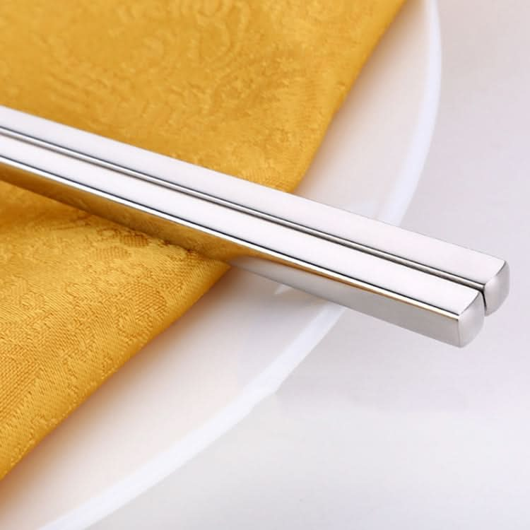 1 Pairs 304 Stainless Steel Chopsticks Non-Slip Tableware Adult Chopsticks - Reluova