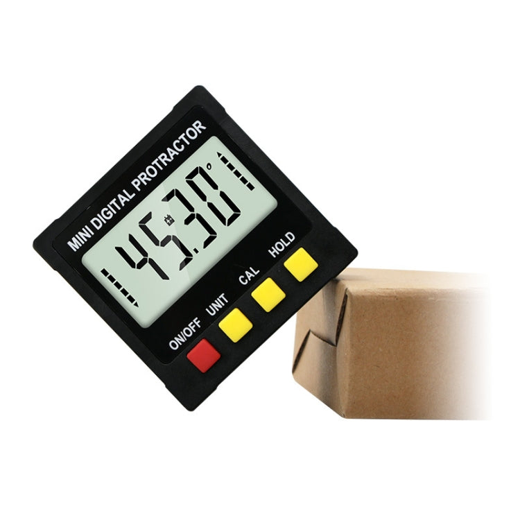 Electronic Digital Display Inclinometer Slope Level Protractor Four-Sided Magnetic Angle Ruler My Store