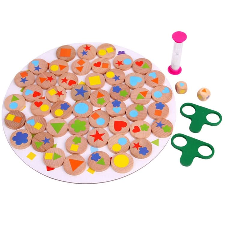 Puzzle Parent-Child Interactive Game Shape Matching Children Concentration Training Toys Reluova