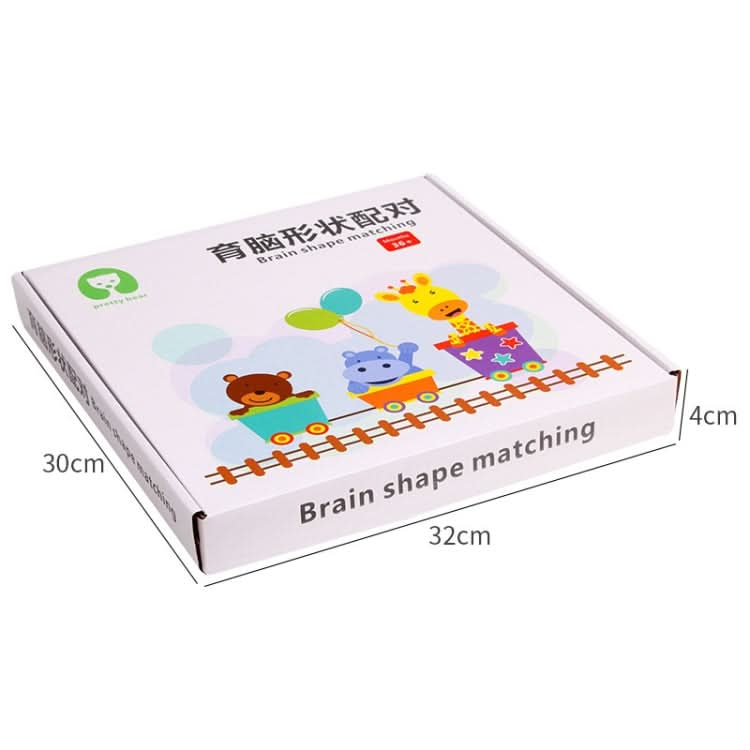 Puzzle Parent-Child Interactive Game Shape Matching Children Concentration Training Toys Reluova