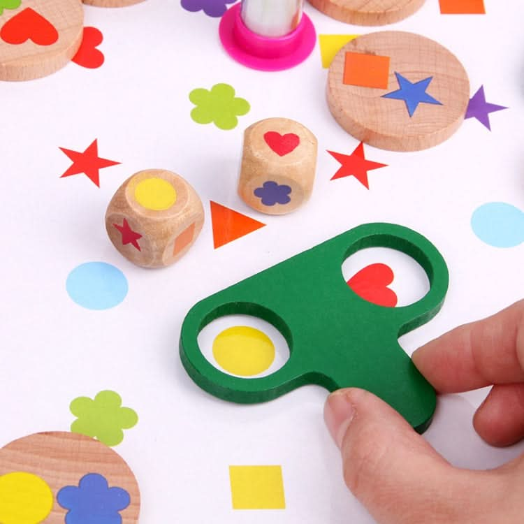 Puzzle Parent-Child Interactive Game Shape Matching Children Concentration Training Toys Reluova