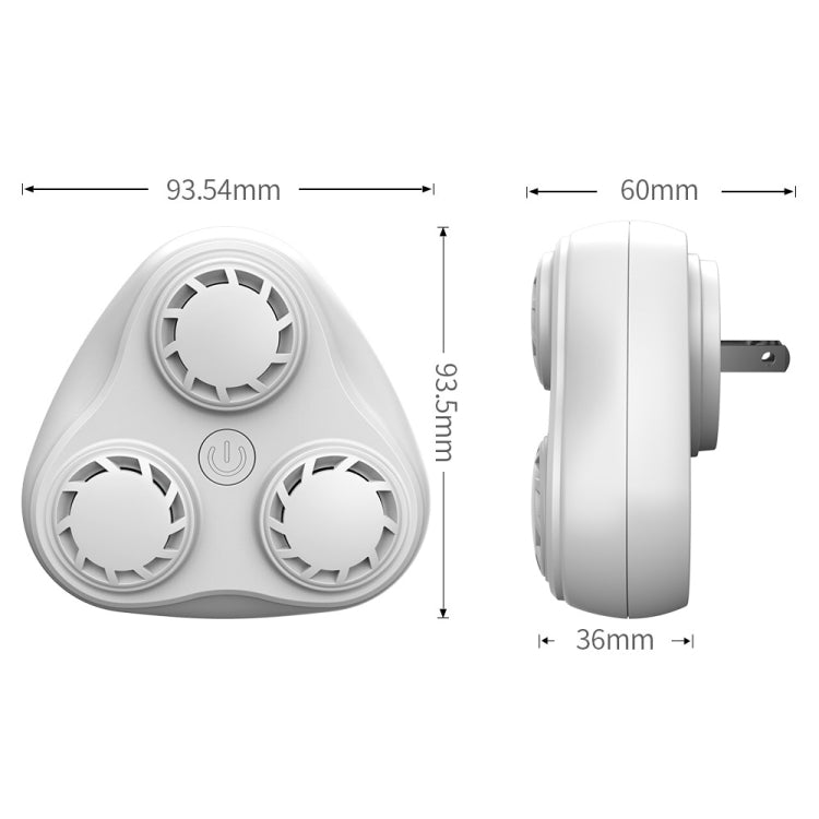 BG310 3-Horn Ultrasonic Automatic Frequency Conversion Mouse Repeller/Insect Repellent/Mosquito Repellent My Store