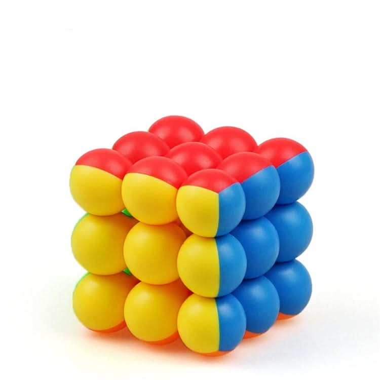 Professional Round Bead Third-order Rubik Cube Children's Educational Toys Reluova