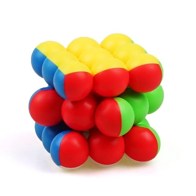 Professional Round Bead Third-order Rubik Cube Children's Educational Toys Reluova