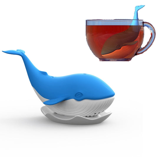 Silicone Whale Tea Infuser Tea Bag Tea Strainer Travel Tea Leaking Tea Set Reluova