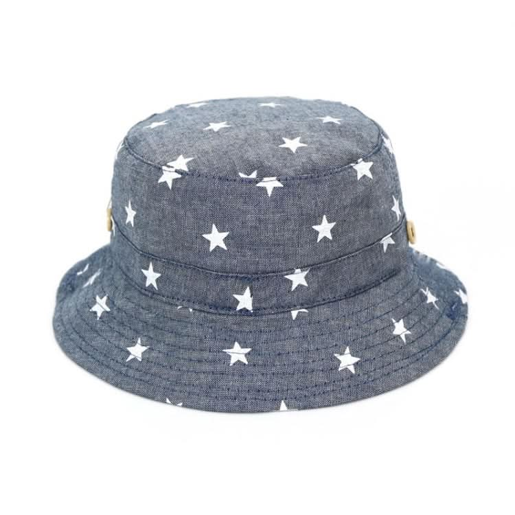 MZ7938 Spring Small Star Pattern Children Basin Hat Sun Hat Reluova