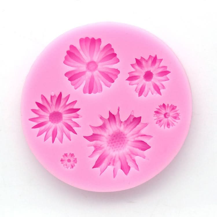 2 PCS 3D Flower Silicone Molds Fondant Craft Cake Candy Chocolate Ice Pastry Baking Tool-Reluova