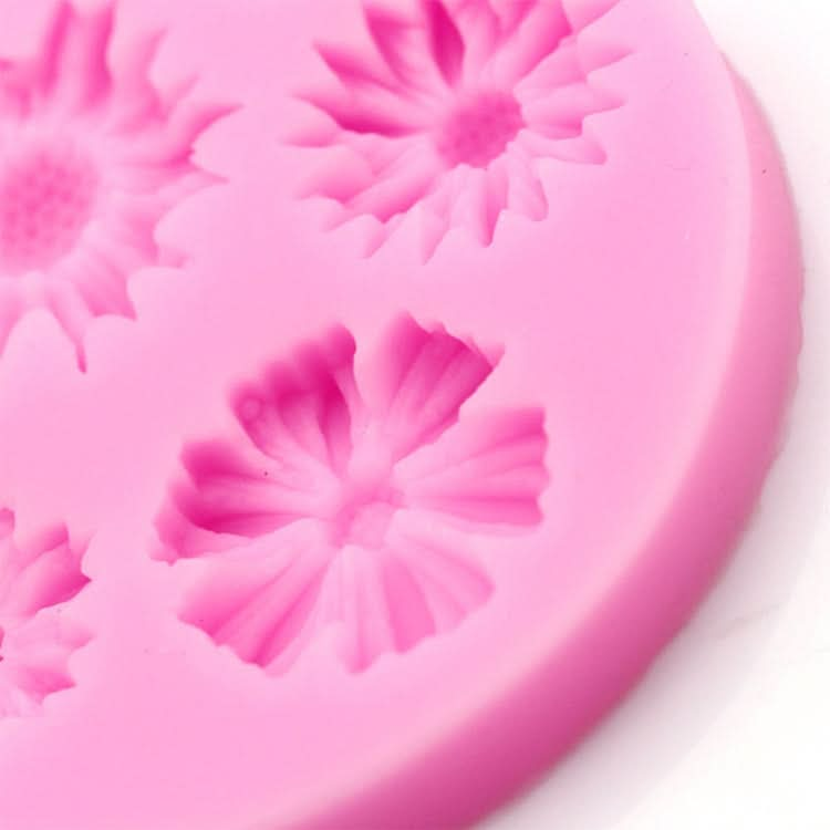 2 PCS 3D Flower Silicone Molds Fondant Craft Cake Candy Chocolate Ice Pastry Baking Tool-Reluova