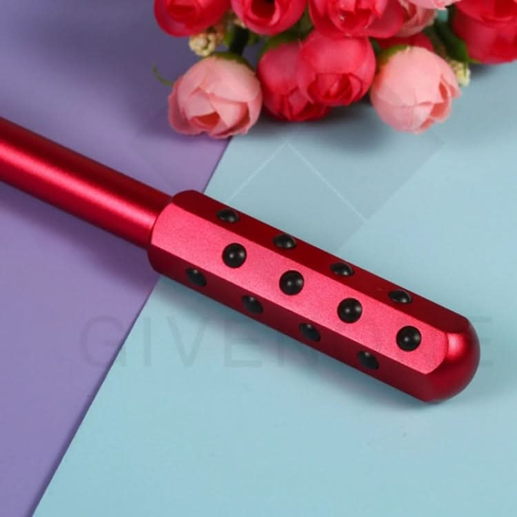 30 Germanium Massage Beauty Stick Roller V-shaped Beauty Instrument Facial Massager Random Colour Delivery-Reluova