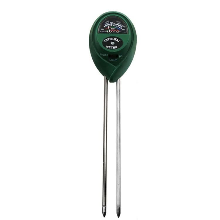 3 In 1 Soil Detector PH Value Light Intensity Test Pen Round Head Soil Dry Moisture Meter My Store