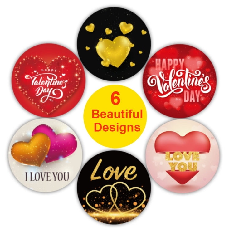 5 PCS Valentines Day Love Stickers Gift Decoration Stickers