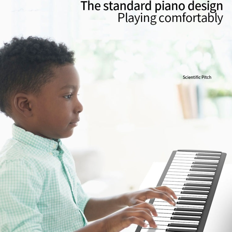 PN61S 61-key Hand-Rolled Foldable Piano Thickened Portable Beginner Keyboard