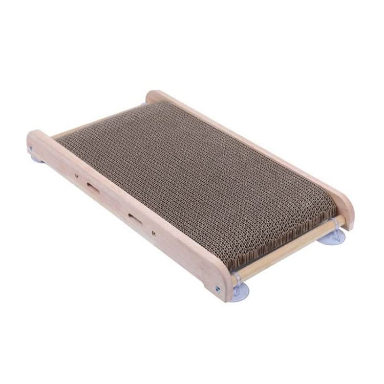 Solid Wood Vertical Cat Claw Board Corrugated Sofa Anti-Scratch Cat Toy - Reluova