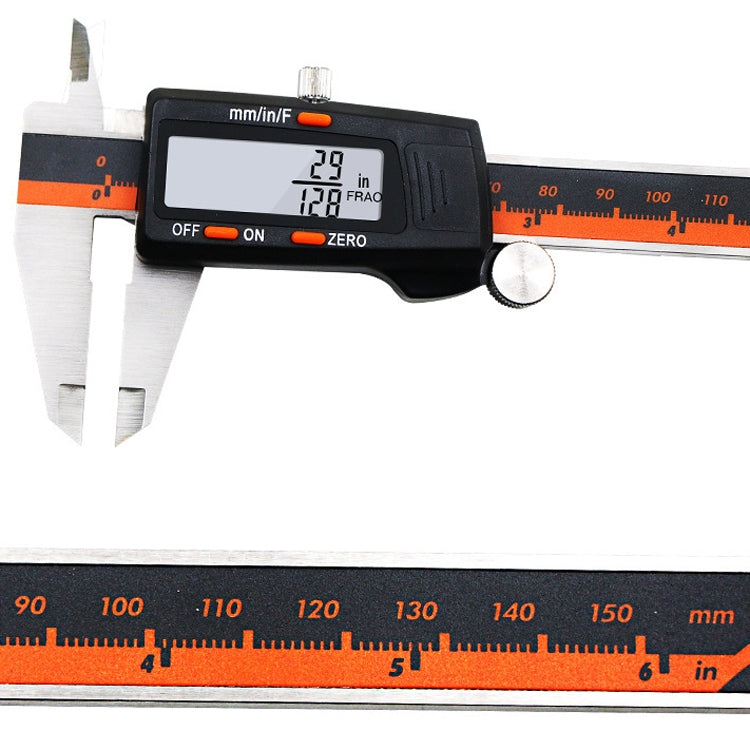 0-150mm Plastic Meter Stainless Steel Body Digital Display Electronic High-Precision Vernier Caliper