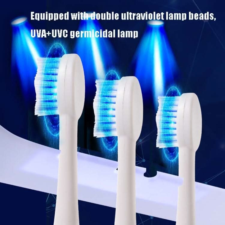 Smart UV Toothbrush Sterilizer Punch-Free Sterilization Wall Mounted Toothbrush Holder Set Reluova