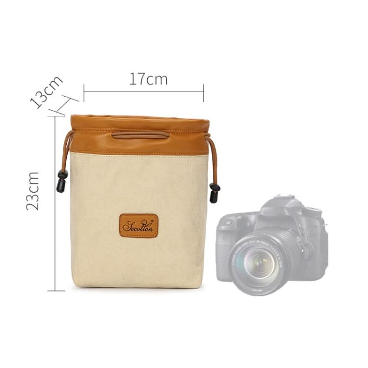 S.C.COTTON Liner Bag Waterproof Digital Protection Portable SLR Lens Bag Micro Single Camera Bag Photography Bag My Store