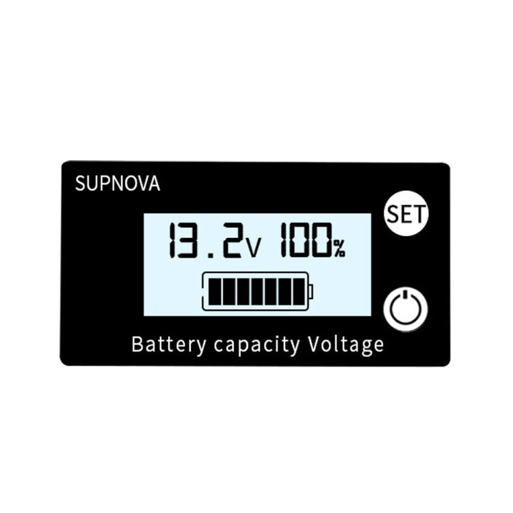 SUPNOVA DC 8-100V Battery Capacity Indicator Voltmeter Voltage Gauge,Style: Reluova