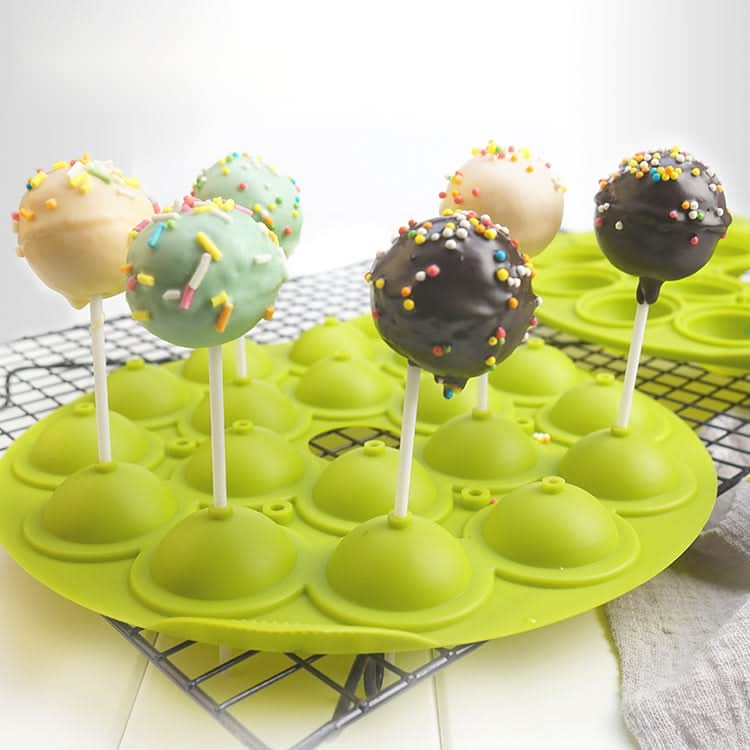 Small 18 Grid Silicone Starry Sky Lollipop DIY Cake Mold Baking Tools Kitchen Supplies Color Random Delivery - Reluova