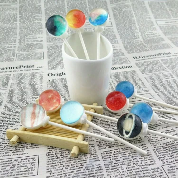 Small 18 Grid Silicone Starry Sky Lollipop DIY Cake Mold Baking Tools Kitchen Supplies Color Random Delivery - Reluova