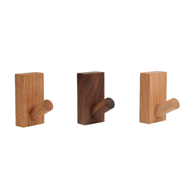 Solid Wood Punch-Free Entrance Behind The Door On The Wall Sticky Hook Clothes Hook Beech Wood