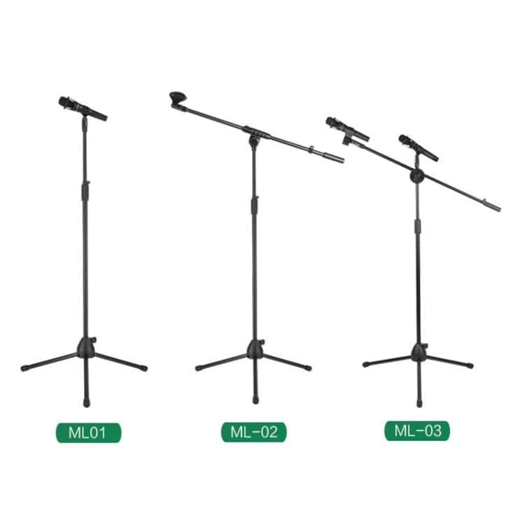 Live Microphone Lift Stand Floor Microphone Stand Stage Performance Vertical Tripod Reluova