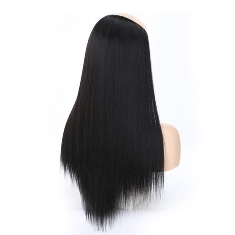 Wig Half Headgear Long Straight Hair U-Shaped Wig Headgear Reluova