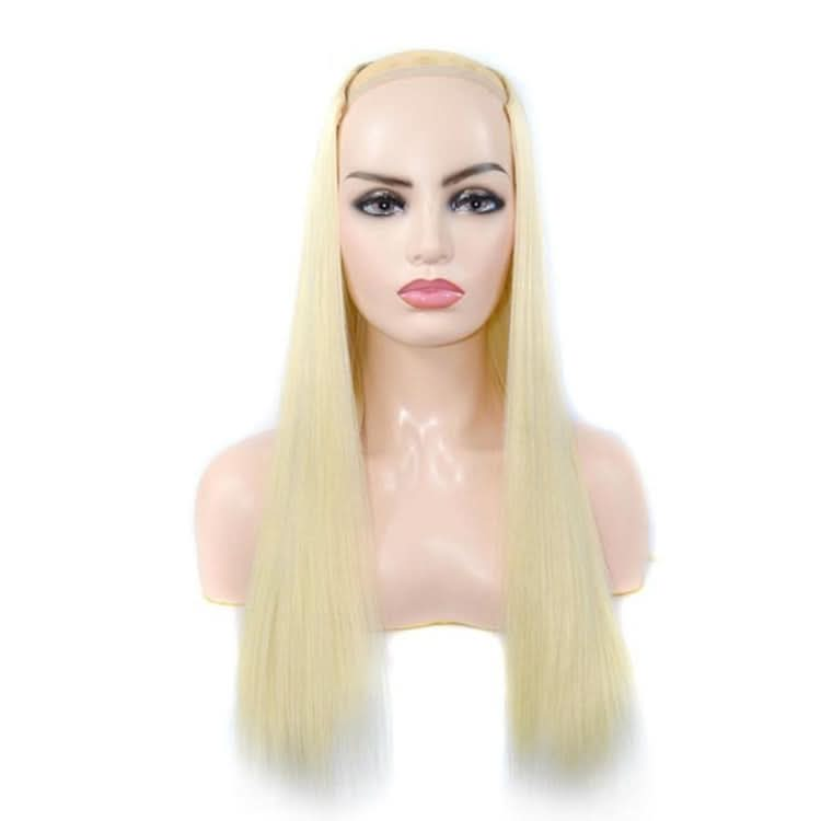 Wig Half Headgear Long Straight Hair U-Shaped Wig Headgear Reluova