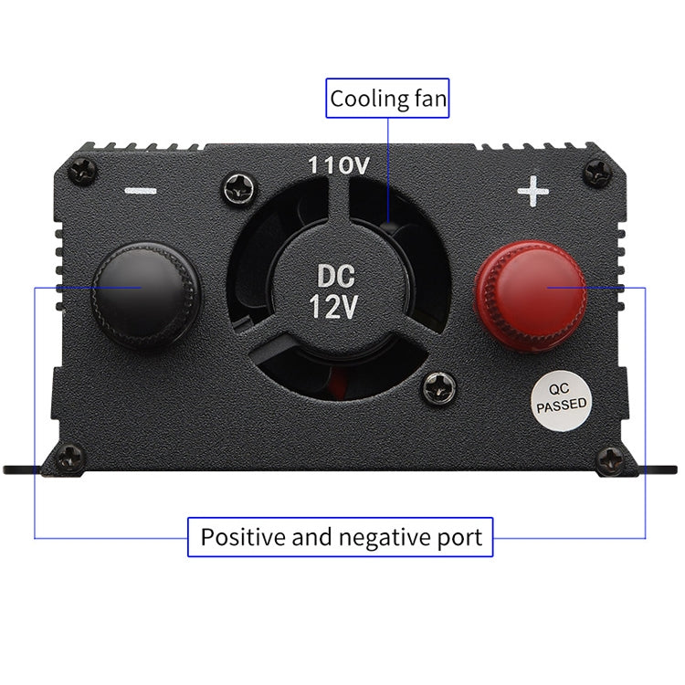 XUYUAN 6000W Car Inverter LCD Display Converter, US Plug