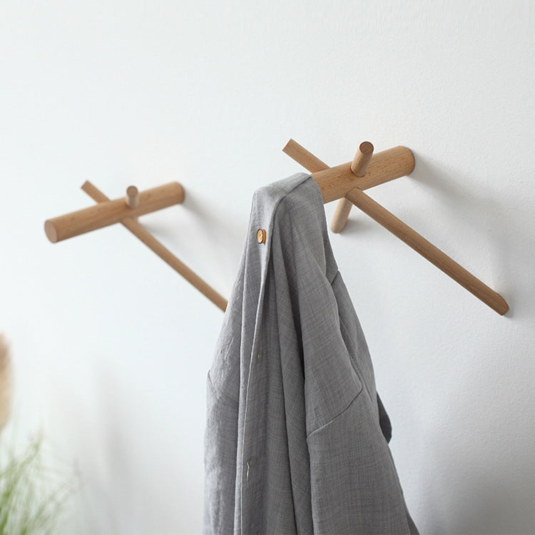 Solid Wood Hanger Wall Decoration Coat Hook My Store