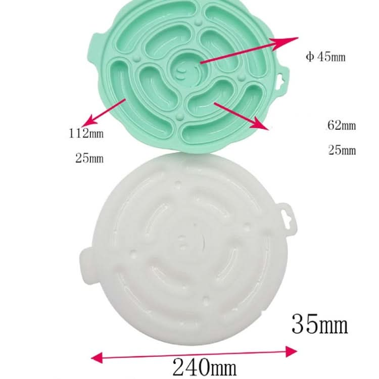 Food Grade Silicone Round Sausage Mold Baking Mold Homemade DIY Hot Dog Mold, Random Color Delivery - Reluova