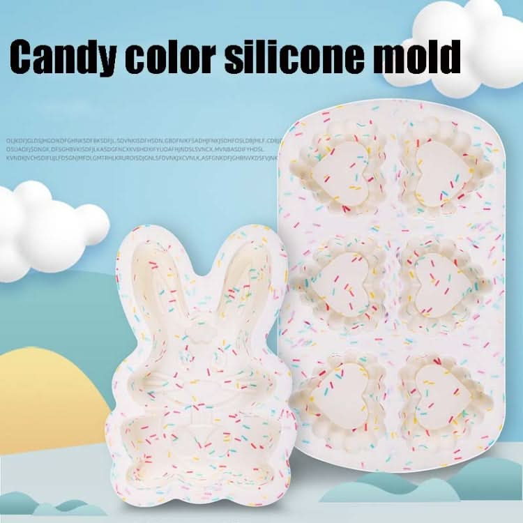 GW20035 DIY Candy Color Cartoon Silicone Cake Toast Ice Tray Mold - Reluova